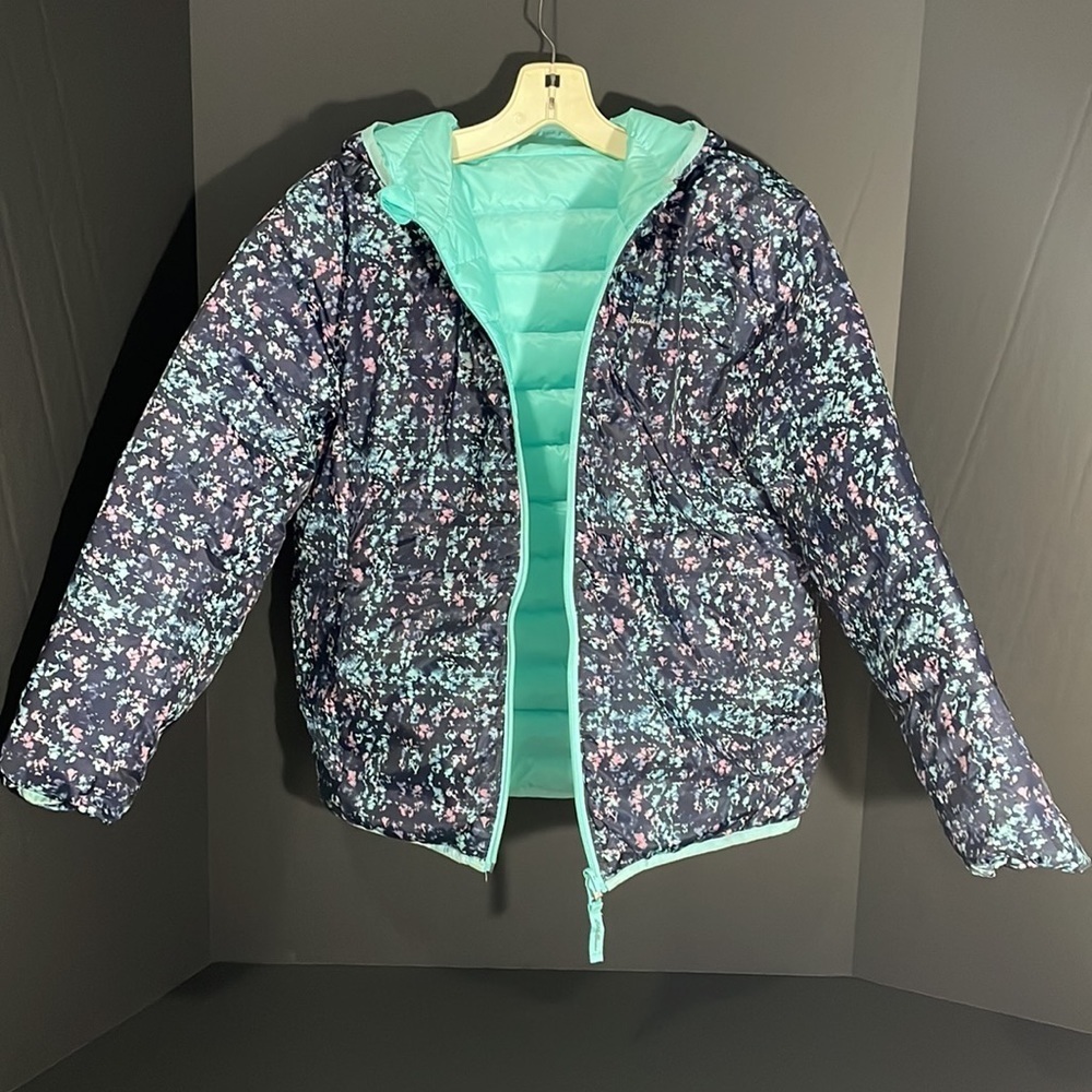 EDDIE BAUER reversible puffer jacket in girls US size large - Picture 6 of 13